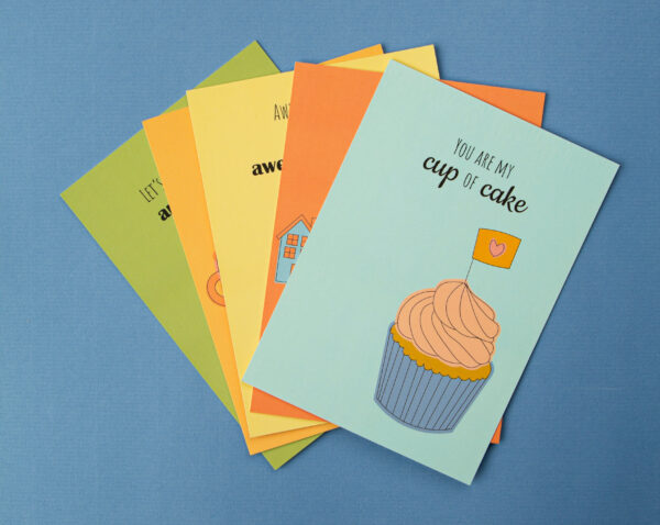 Set van 5 postkaartjes - Afbeelding 4