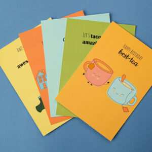Set van 5 postkaartjes