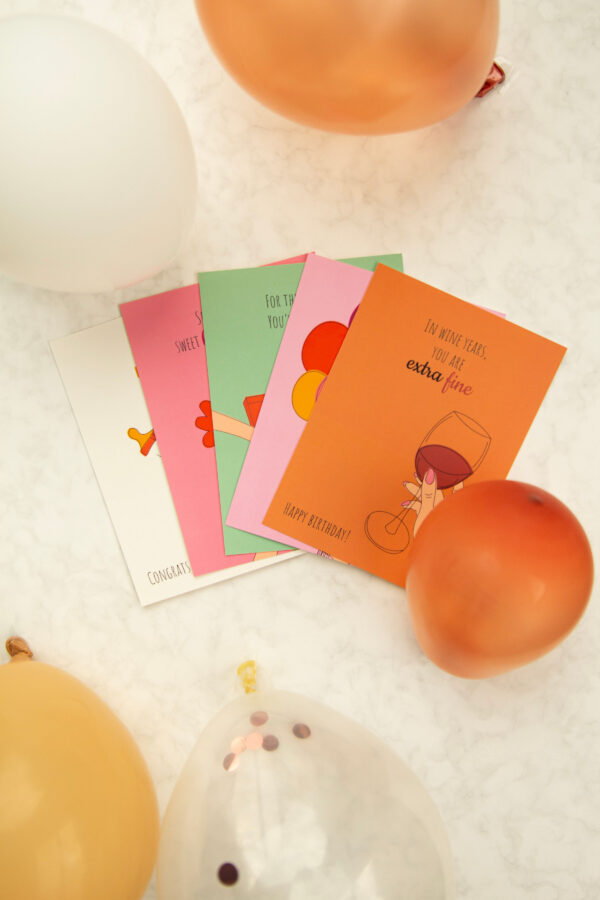 Set van 5 postkaartjes